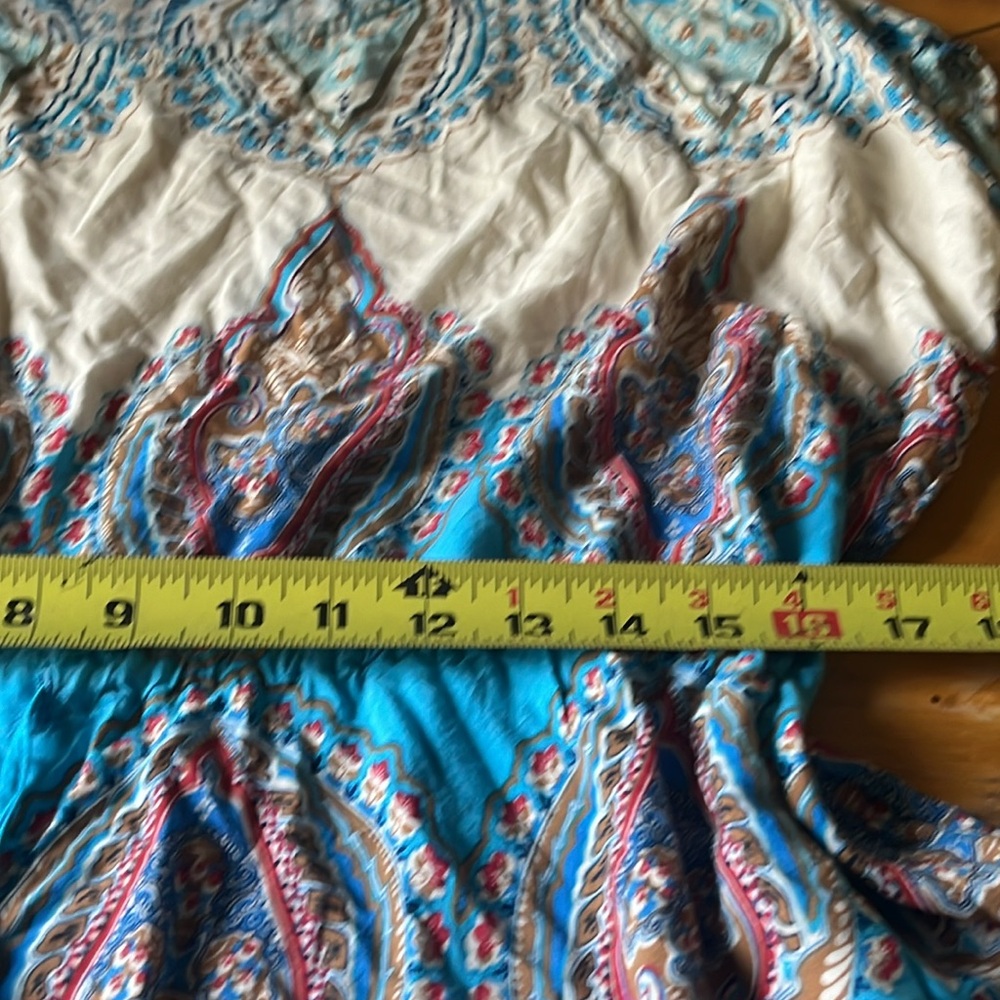 Turquoise Draw String Shirt - Picture 5 of 9